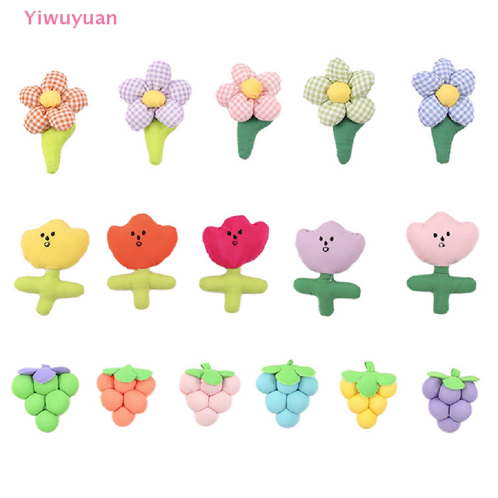 Cài Áo Hình Hoa Năm Lá Bằng Vải Lông Nhung Thủ Công Cho Bé