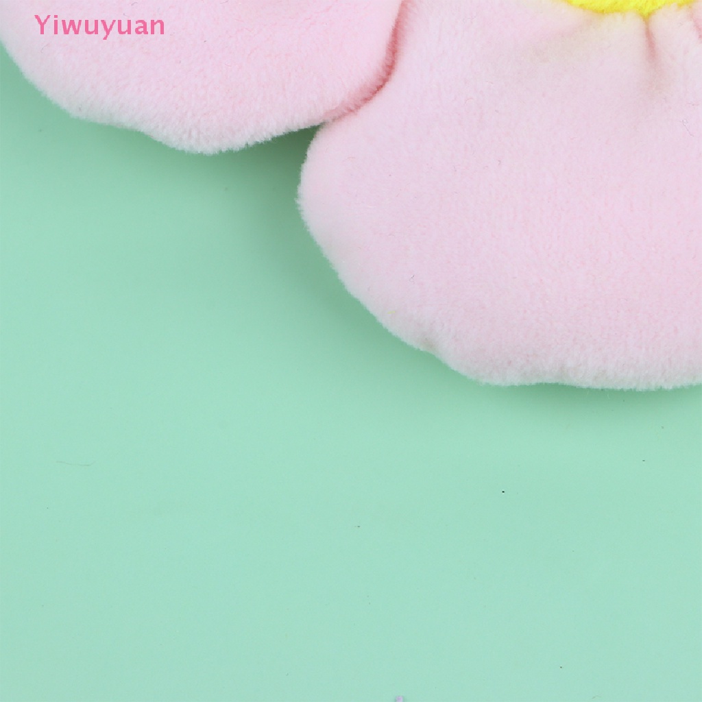 < Yiwuyuan > Móc Khóa Xe Hơi Hoa Hướng Dương Nhồi Bông Mới