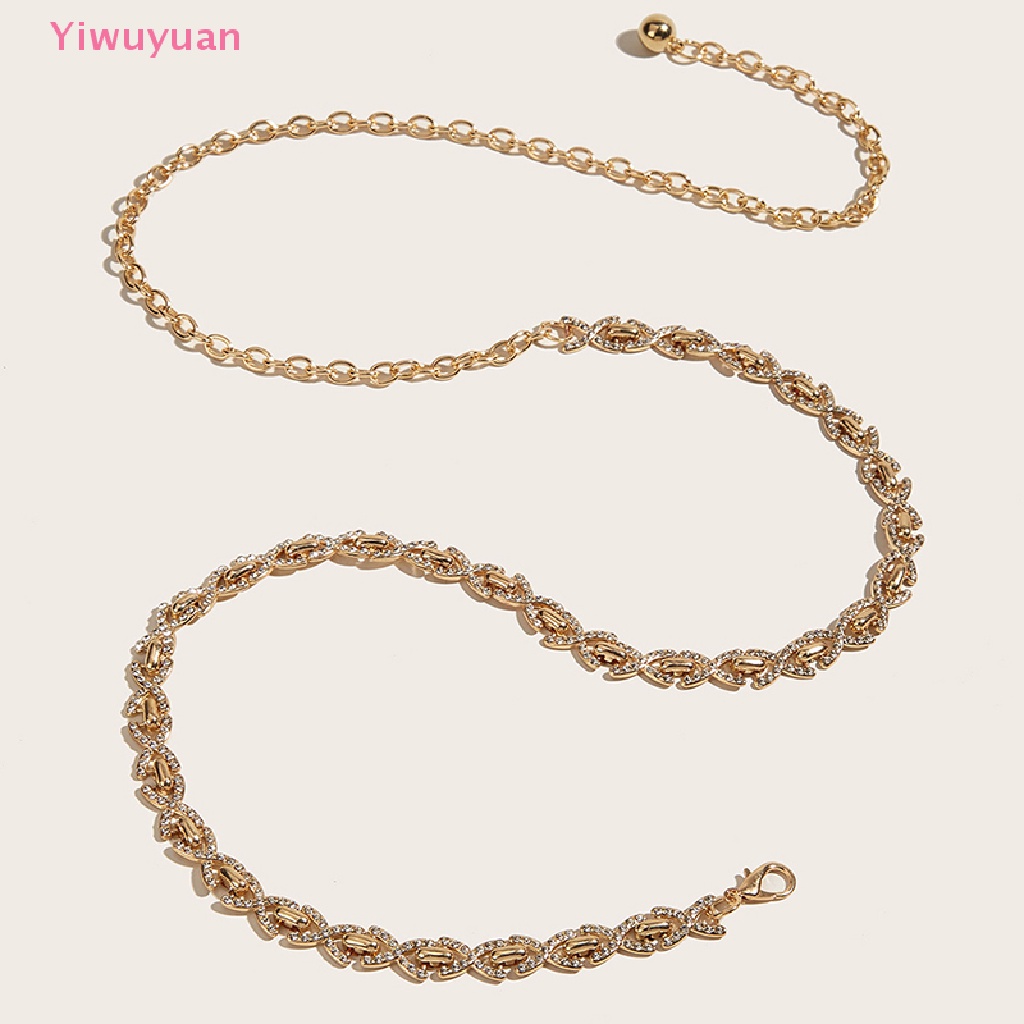 Thắt Lưng Dây Xích Kim Loại Thời Trang Mới Cho Nữ