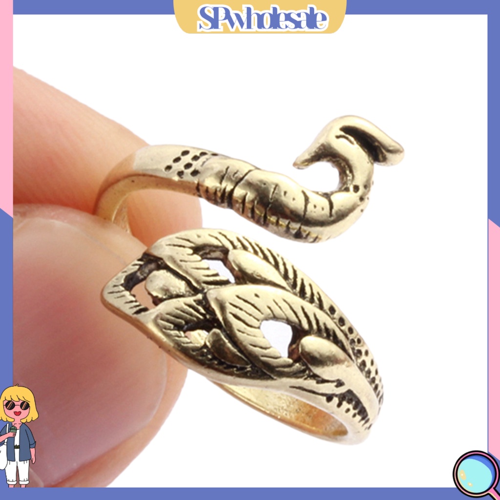 <SPwholesale> Vòng Móc Thêu Thiết Kế Hình Chim Công Có Thể Điều Chỉnh Cho Gia Đình