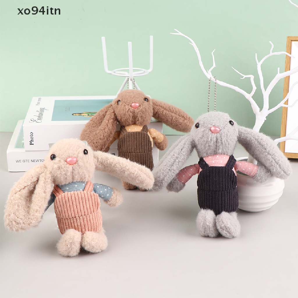 Móc Khóa Thỏ Nhồi Bông 16cm Dễ Thương