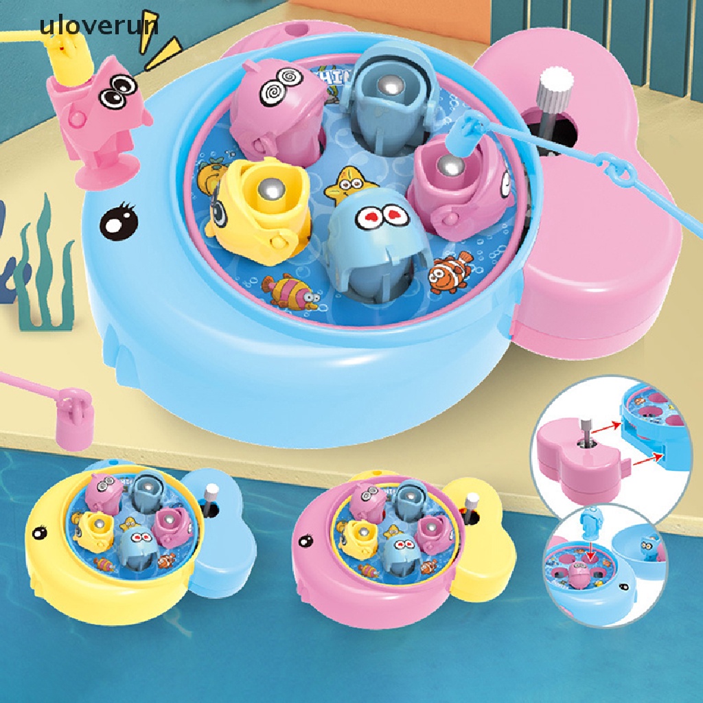 Uloverun Bộ Đồ Chơi Câu Cá Mini Vui Nhộn Cho Bé