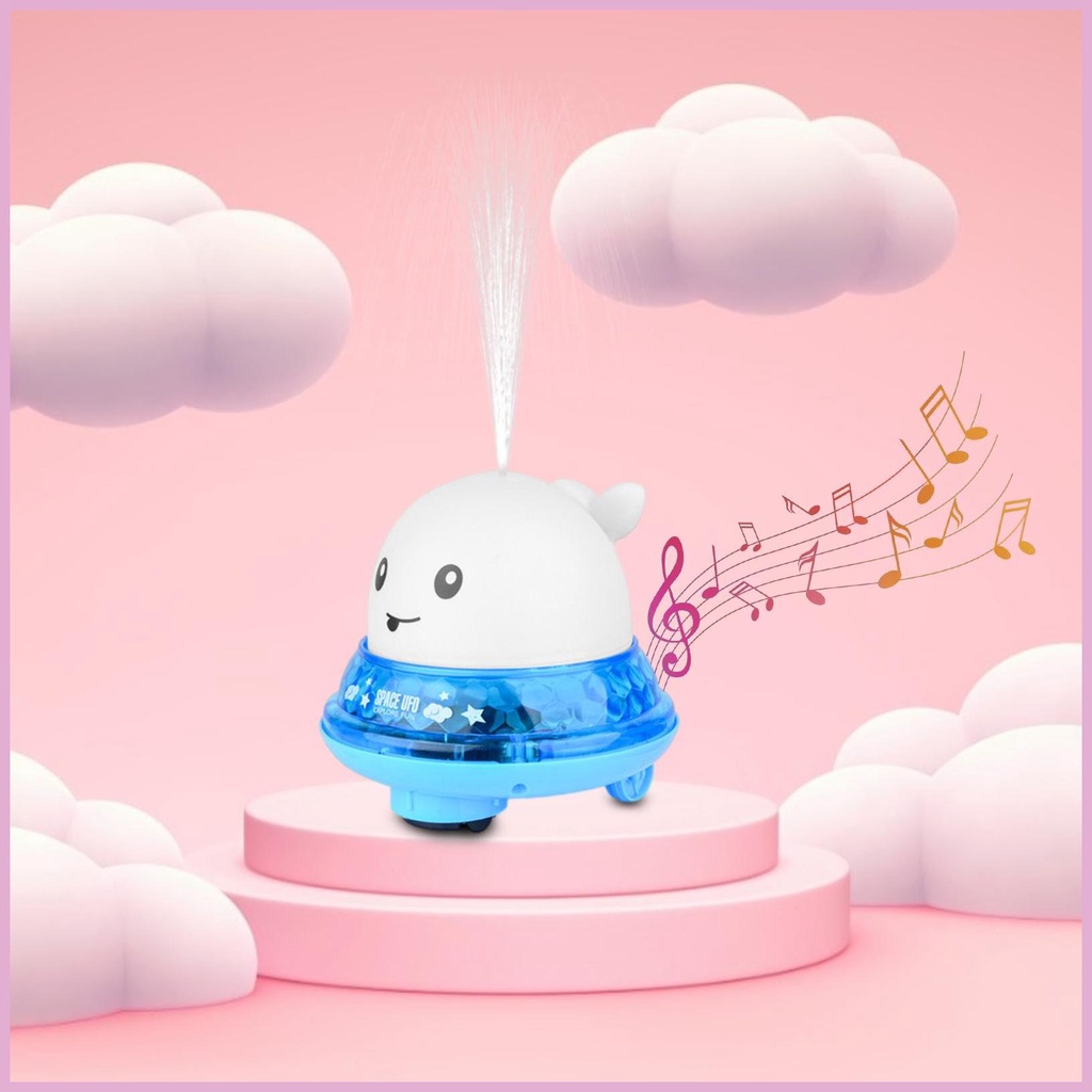 Đồ Chơi Bồn Tắm Hình Cá Voi Có Đèn Và Nhạc Vui Nhộn Cho Bé