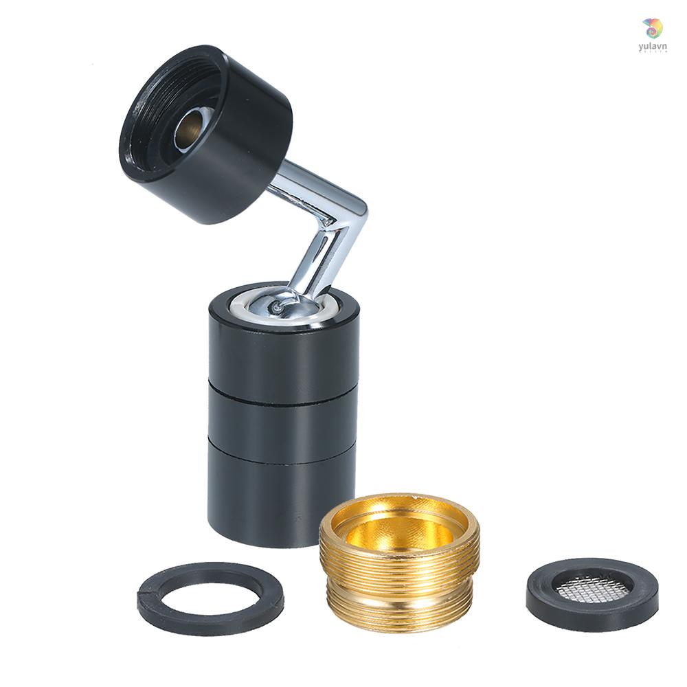 Đầu Vòi Sục Khí yula 7200 Chất Lượng Cao°Đầu Lọc Tiết Kiệm Nước Chống Rỉ Thiết Kế Hai Vòng Tròn Thông Dụng Cho Nhà Tắm