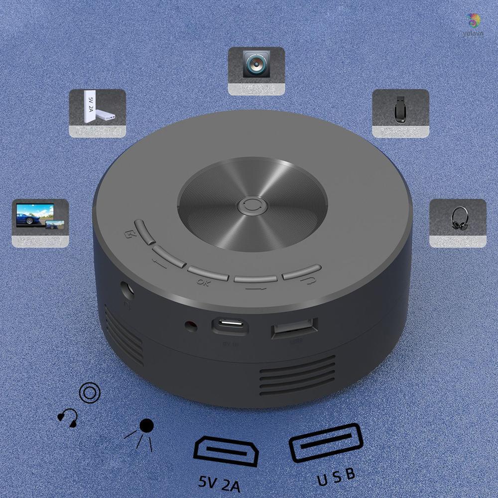 Máy Chiếu Đèn LED Mini Có Màn Hình LCD 320 * 180