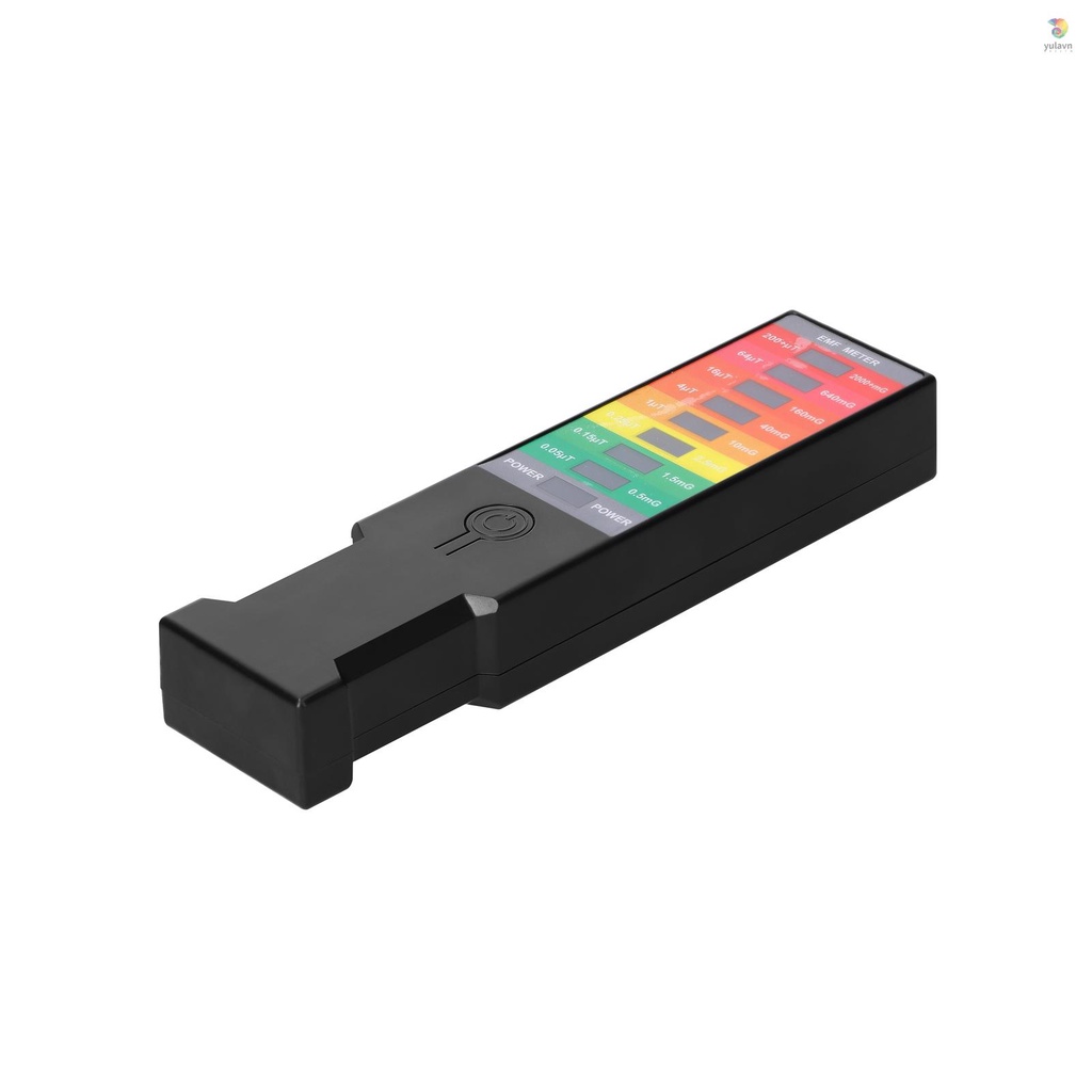 Máy Đo Điện Từ EMF Cầm Tay EMF Màn Hình Hiển Thị EMF 9 LED Thân Thiện Với Môi Trường