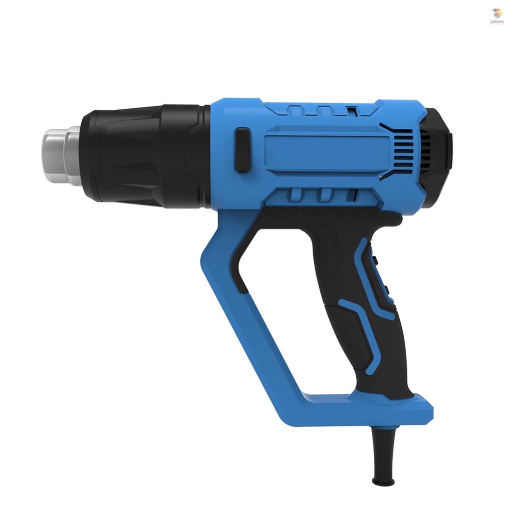 Bộ Máy Thổi Khí Nóng 2000W 4 Đầu Phun Với Bộ Cài Đặt 3 Rãnh 122-1112°F (50-600°CTranh Vẽ Bằng PVC Thu Gọn Được