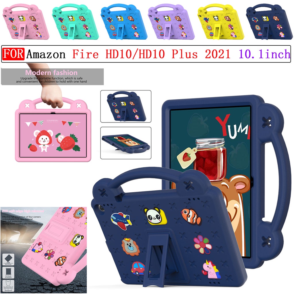 Ốp Bảo Vệ Chống Sốc Có Tay Cầm Dành Cho Amazon Fire HD10 2021 / Fire HD 10 Plus 2021 11 th 10.1 inch