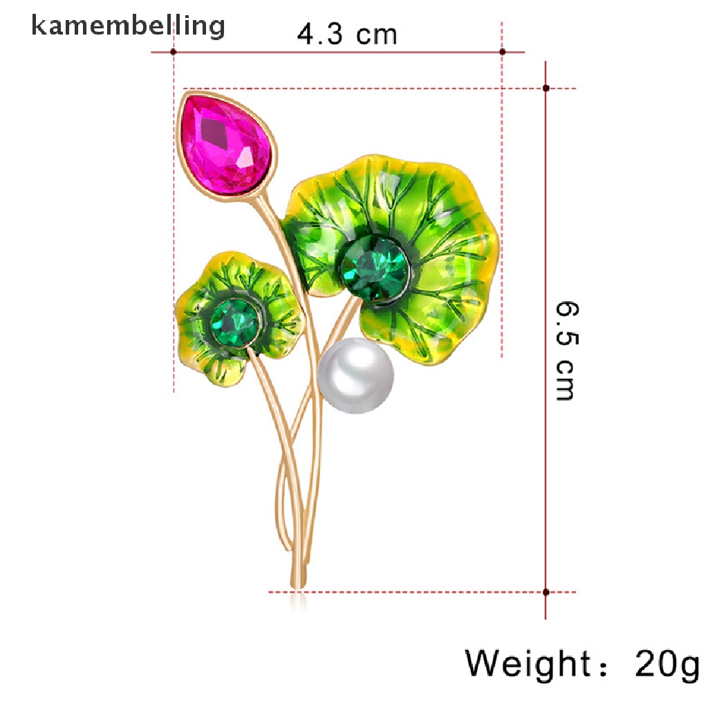 Trâm Cài Áo Hình Hoa Sen Bằng Hợp Kim Phong Cách Vintage Thời Trang