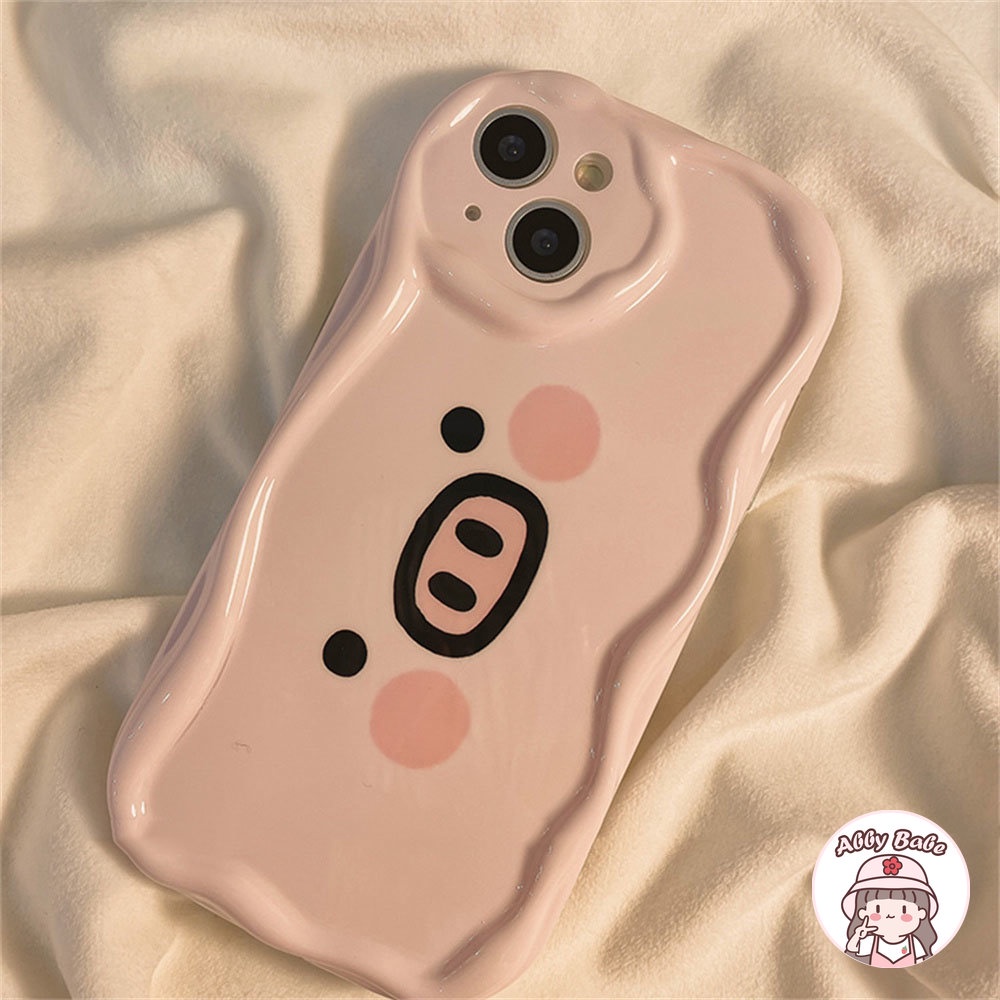 Ốp Điện Thoại TPU Mềm Chống Mồ Hôi In Hình Heo Hồng Dễ Thương Cho Iphone 14 Pro Max 11 12 11 Pro Max X XS