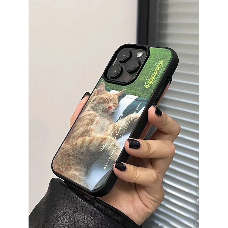 Ốp Điện Thoại Mềm Chống Rơi Hình Mèo Đang Ngủ Cho Iphone 14promax 13 13promax 12 11 7 / 8Plus Xsmax 6S