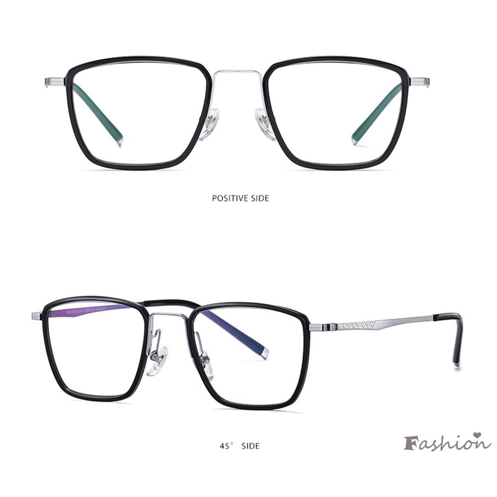 Mắt Kính Gọng Titan Nhẹ Hình Chữ Nhật Thời Trang Cho Thanh Thiếu Niên