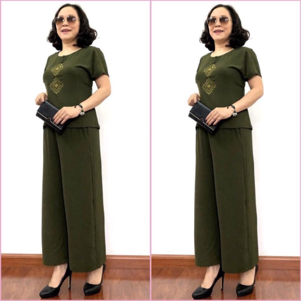 Bộ Đồ Trung Niên- Bộ Đũi Cao Cấp Loại 1 Dành Cho Người Lớn Tuổi
