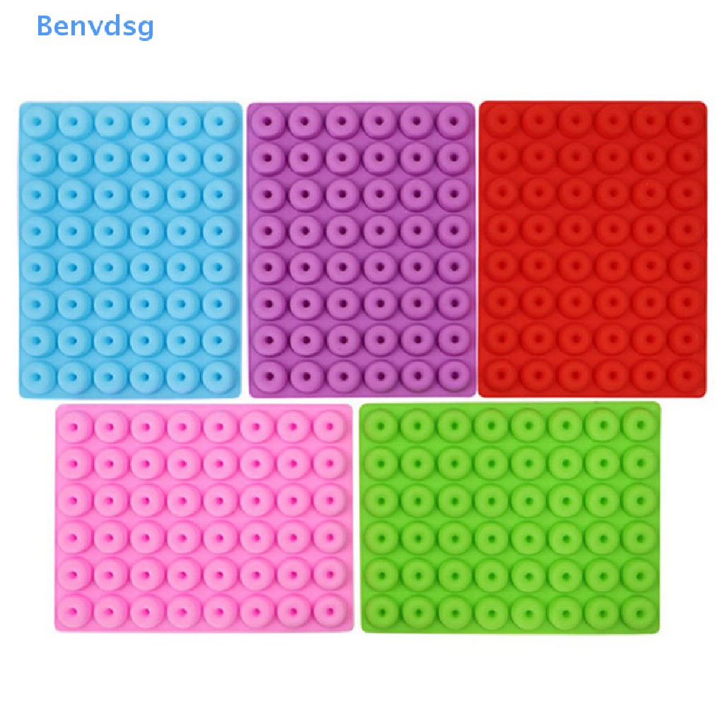 Khuôn Silicone 48 Ngăn Làm Bánh Donut Tiện Dụng