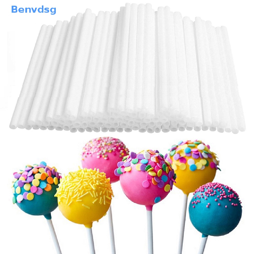 Set 100 Que Nhựa Hút Làm Kẹo Mút