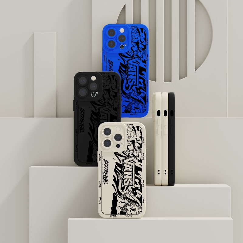 Ốp Điện Thoại TPU Dẻo Họa Tiết Logo vans & Đôi Mắt Thiên Thần Độc Đáo Cho iphone 6 6s 7 8 Plus x xs xr 11 Pro Max