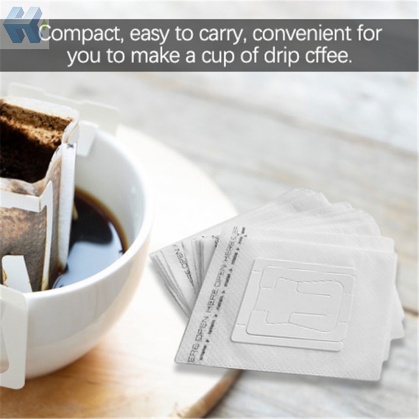 Set 50 Túi Giấy Lọc Cà Phê Espresso Mang Đi Tiện Lợi
