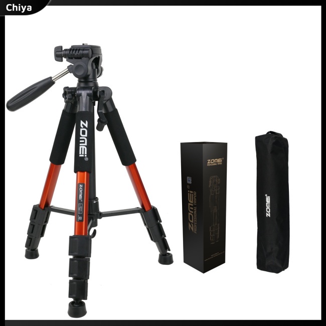 Giá Đỡ Ba Chân Bằng Nhôm Chuyên Nghiệp Zomei Q111 Cho Máy Ảnh Kỹ Thuật Số Dslr