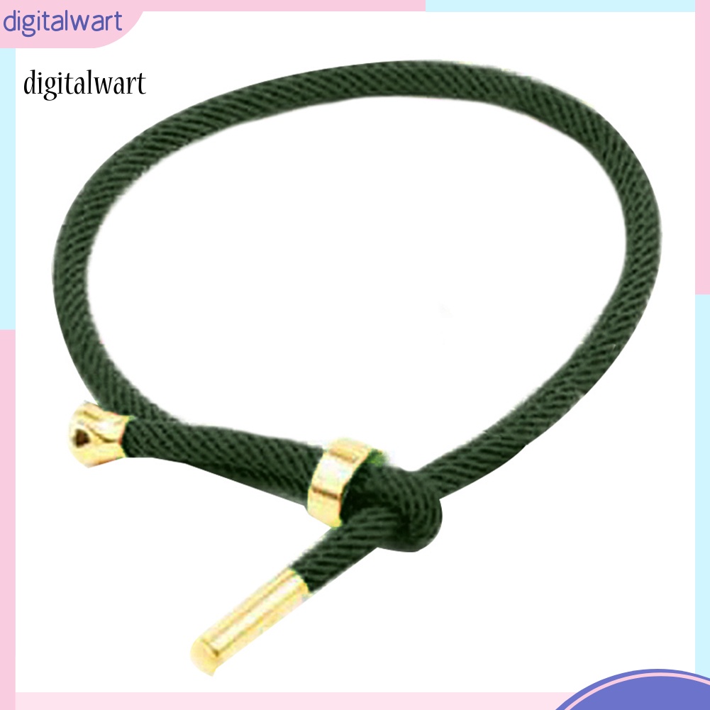 Kỹ Thuật Số| Vòng Tay May Mắn Dây Bện Bằng Thép Titanium 3mm Unisex