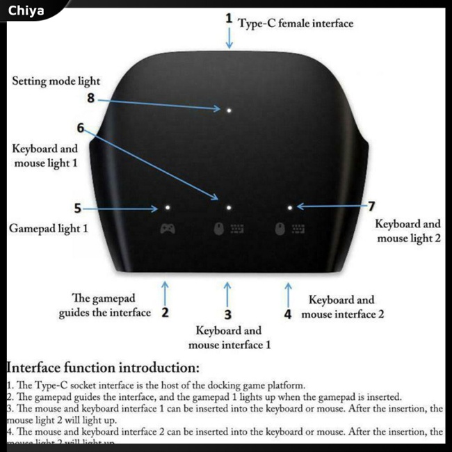Bộ Chuyển Đổi Chuột Và Bàn Phím Thời Trang Trọng Lượng Nhẹ Đa Năng Cho Switch