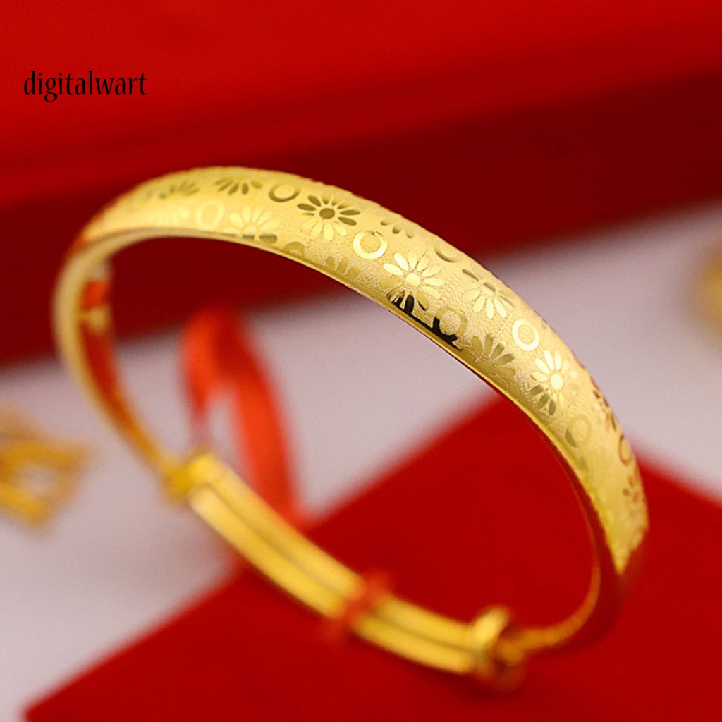 Kỹ Thuật Số| Vòng Tay Màu Sắc Vàng Tùy Chỉnh Không Phai Màu Tinh Tế Thời Trang Dự Tiệc