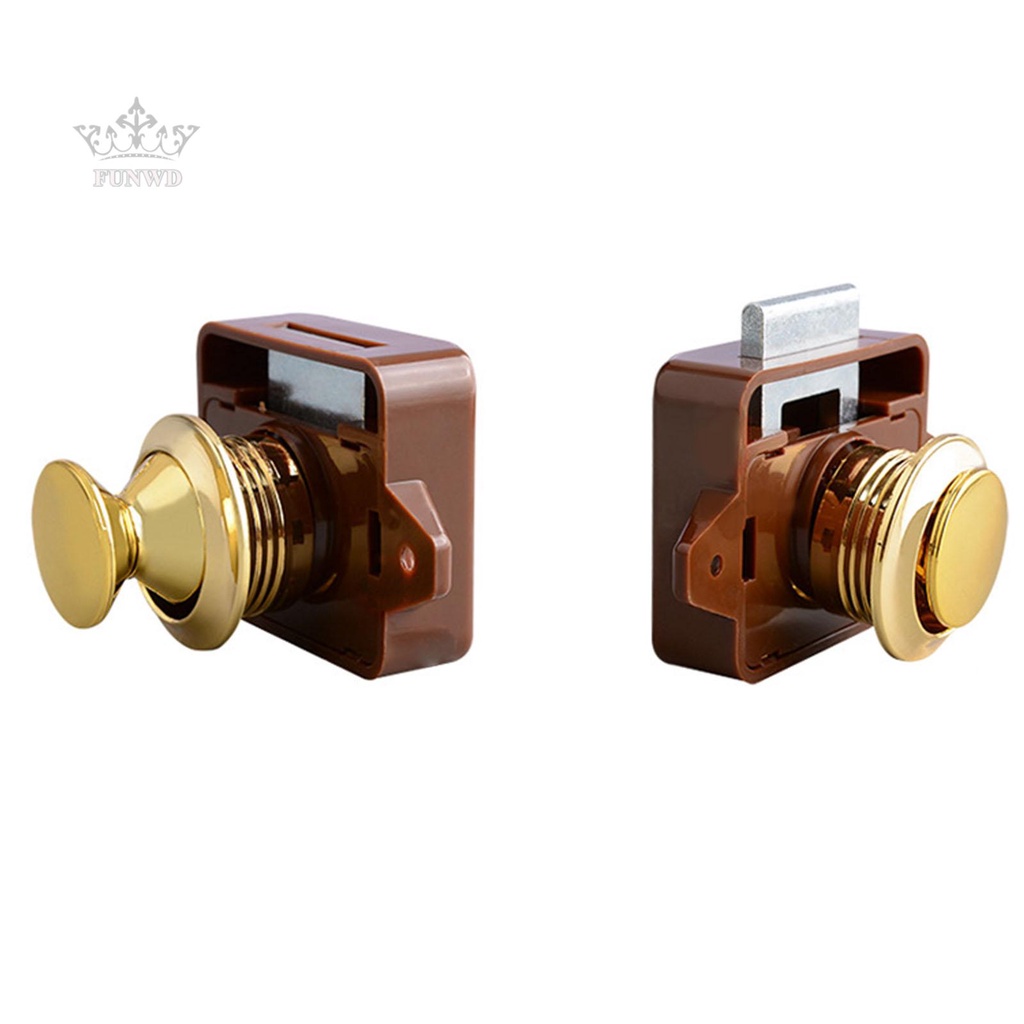 Bộ 5 Nút Bấm Khóa Cửa Bằng Nhựa ABS 15-20Mm Nhiều Màu Sắc