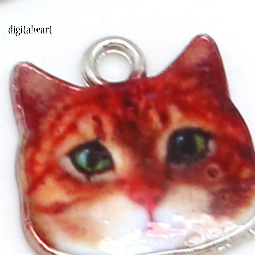 Kỹ Thuật Số| 1 Cặp Vòng cổ Mặt Hình Mèo Nhiều Kiểu Màu Sắc Sống Động