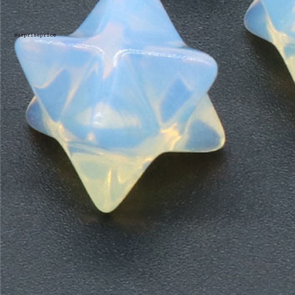 Spa Tượng Ngôi Sao Đá Lục Giác Chạm Khắc Đánh Bóng Trang Trí Nhà Cửa