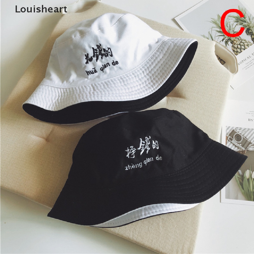Nón Tai Bèo Louisheart Chất Liệu Cotton Hai Mặt Thoáng Khí Thời Trang Unisex