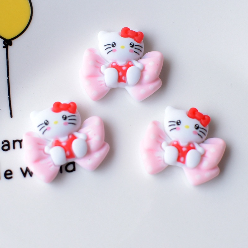 Set 8 Phụ Kiện Trang Trí Giày Hình Mèo Kitty Xinh Xắn