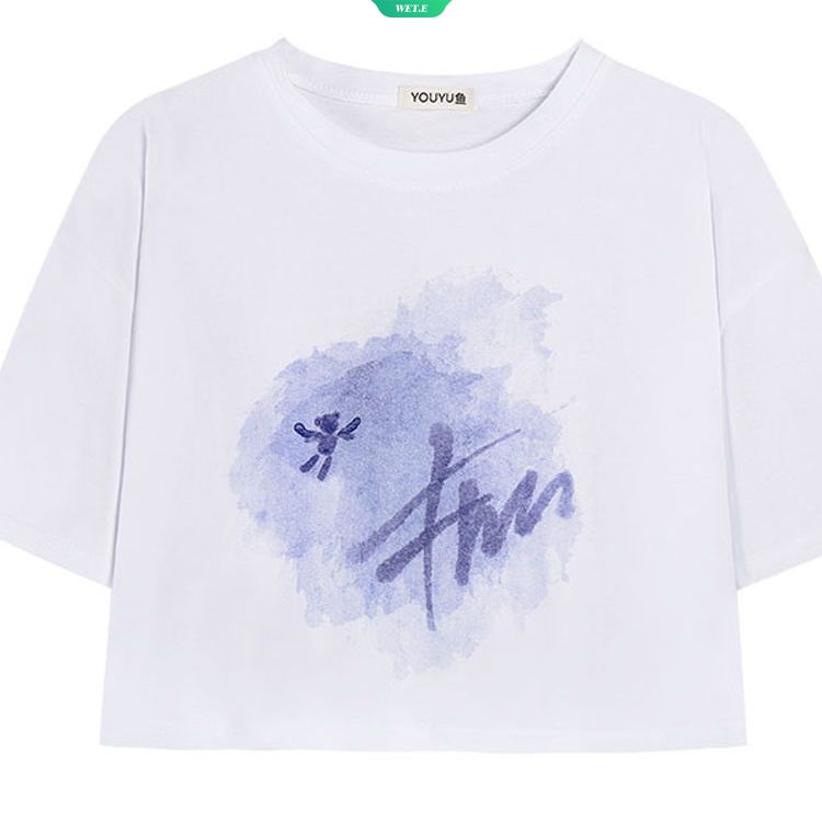 Áo Thun Tay Ngắn Dáng Rộng Thời Trang Mùa Hè Hàn Quốc 2023 Cho Nữ