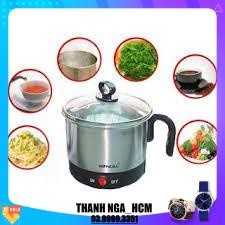 Ca nấu mì đa năng: nấu mì, chiên, xào, hấp, nấu, luộc trứng, ăn lẩu tặng vỉ hấp trứng 1058