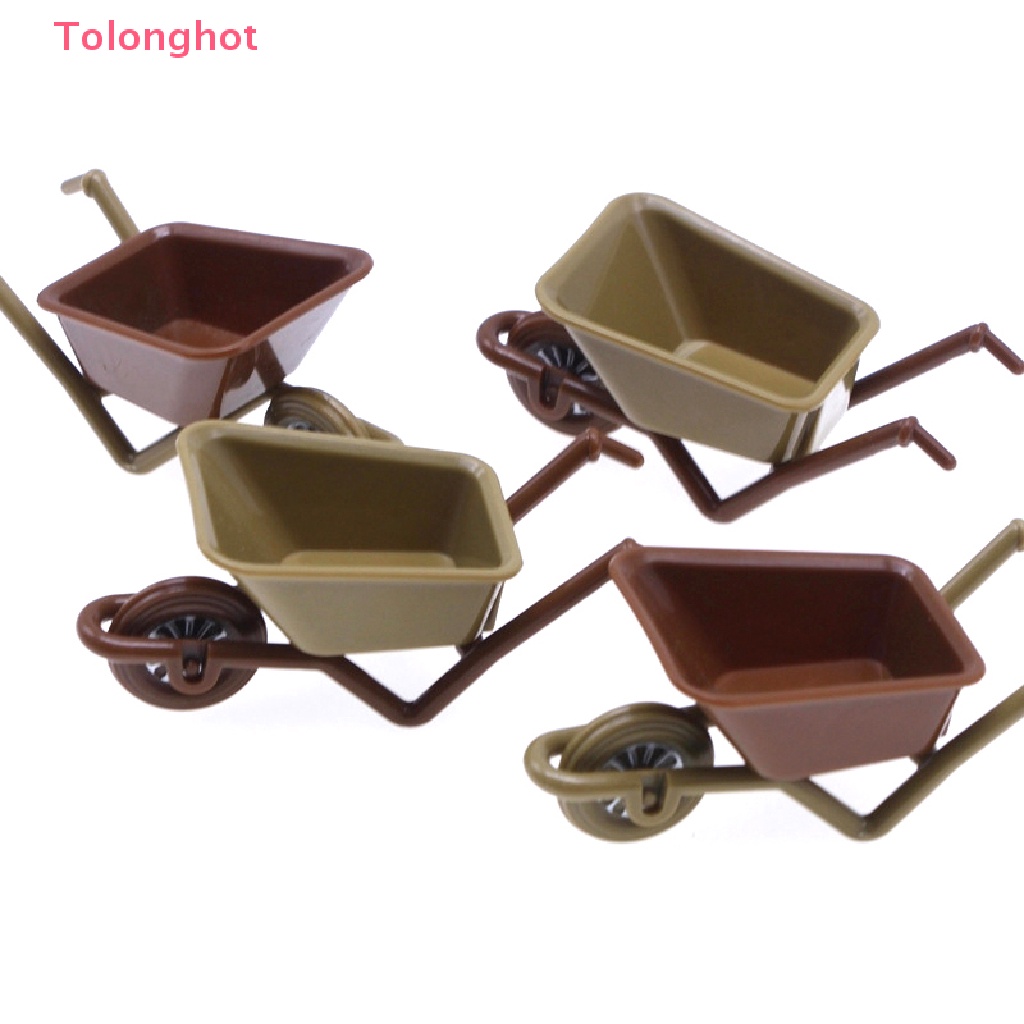 1 Mô Hình Xe Đẩy Nông Trại Mini Tỉ Lệ 1: 12 Trang Trí Nhà Búp Bê