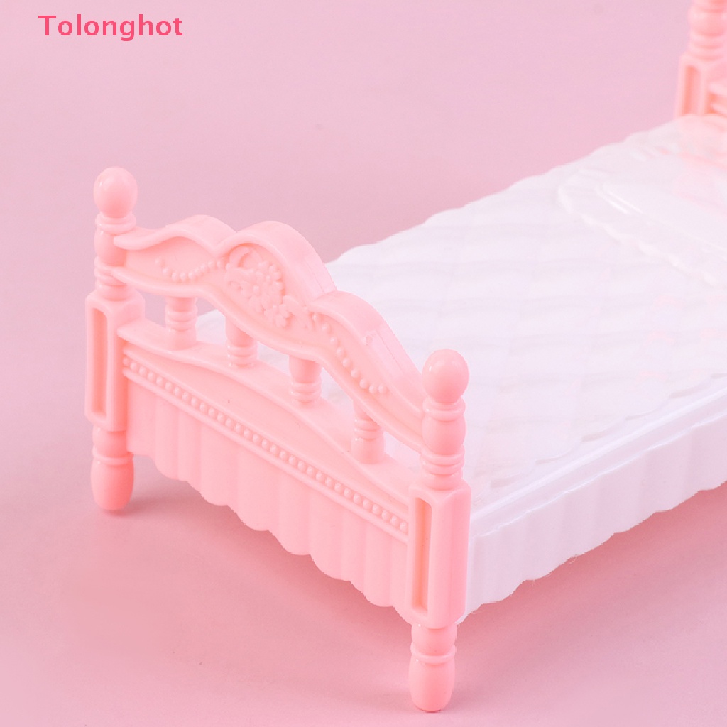 Mô Hình Giường Ngủ Thủ Công Trang Trí Nhà Búp Bê Tỉ Lệ 1: 12