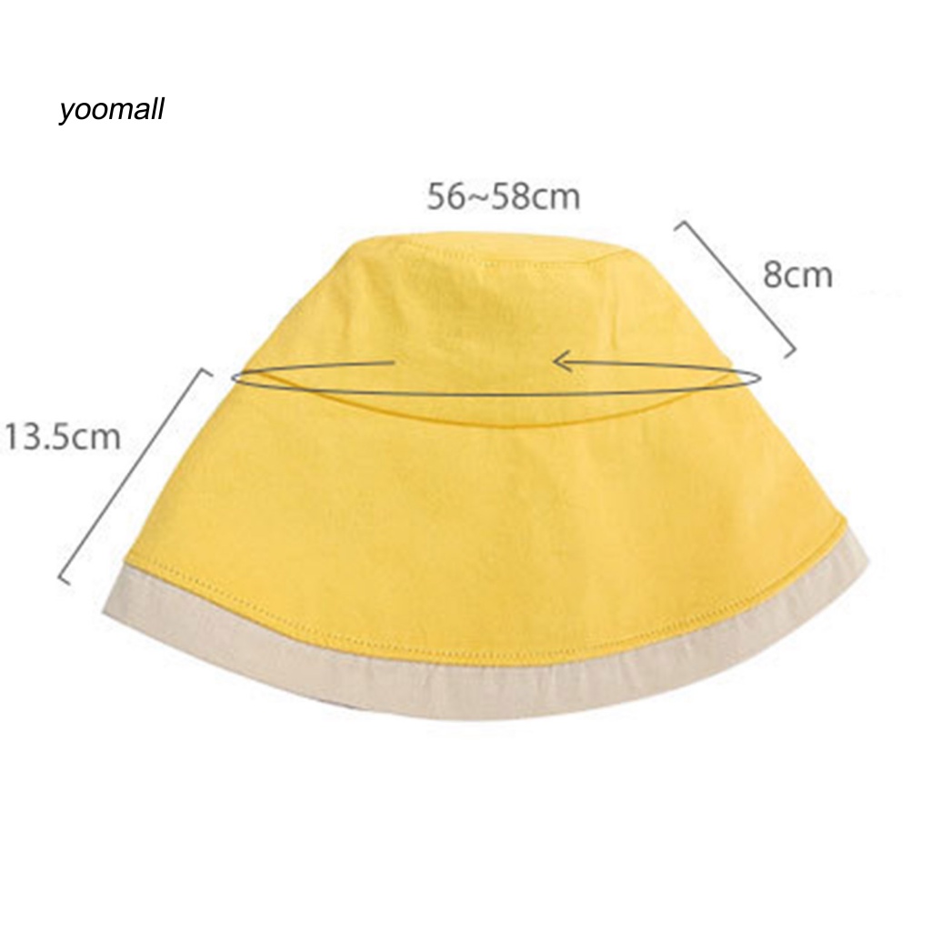 Nón Tai Bèo Vành Rộng Bằng Cotton Màu Sắc Thời Trang Dùng Khi Đi Dã Ngoại / Leo Núi