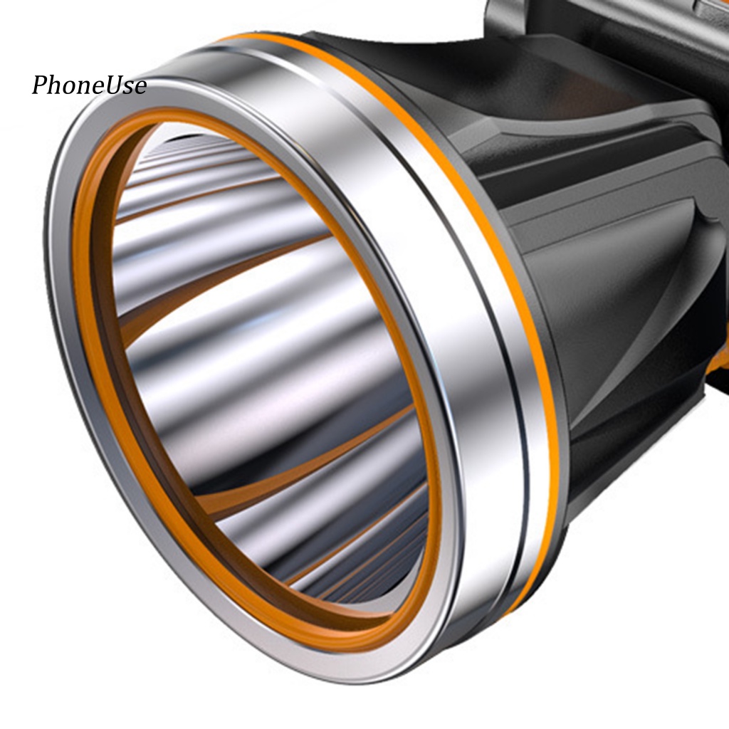 Đèn LED Đeo Đầu Bằng Nhựa PU Sử Dụng Pin Tiện Lợi Cắm Trại