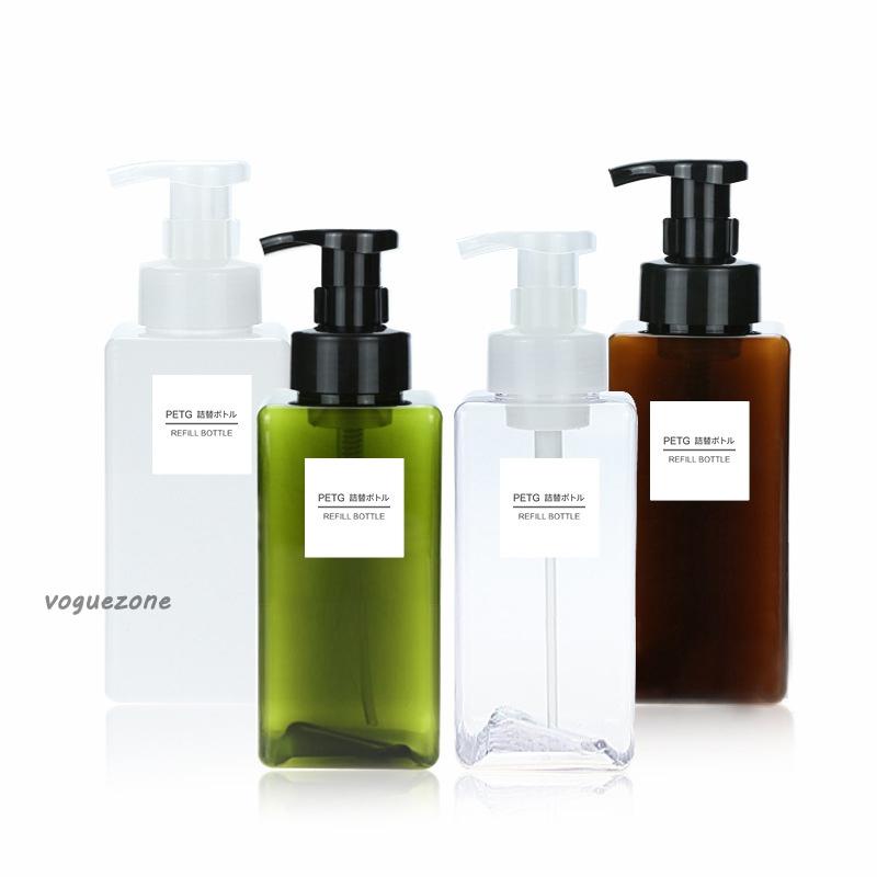 #Đồng Hồ Cơ VOGUEZ#Bình Rỗng Đựng Dầu Gội / Sữa Tắm 650ml Có Vòi Xịt Tiện Dụng