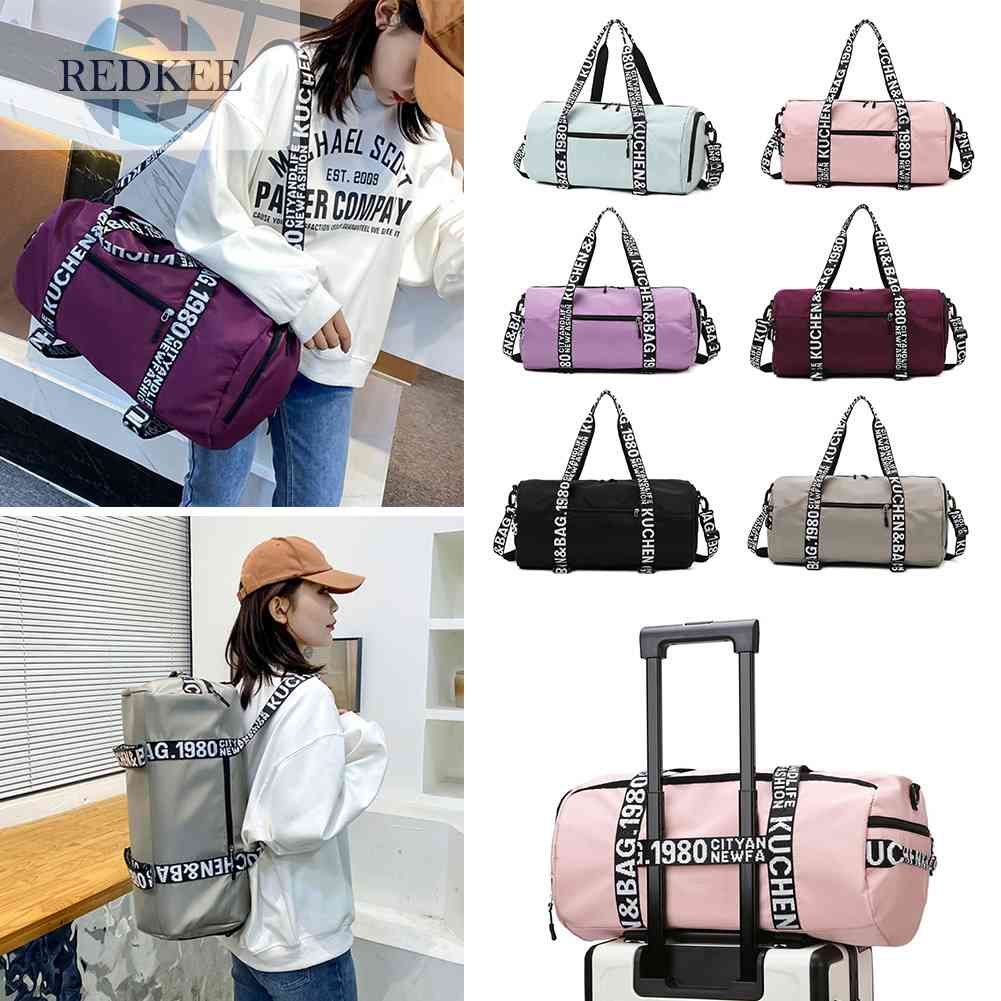 Túi Đựng Đồ Tập Thể Thao Sức Chứa Lớn Chia Ngăn Khô / Ướt Tiện Dụng Cho Nam Và