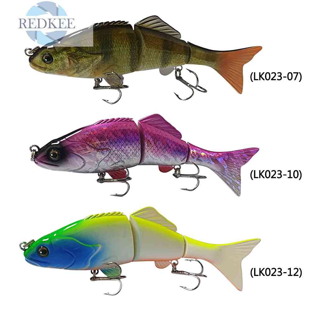 Mồi Câu Cá Giả Cứng 3 Đoạn 15cm 50g Nhiều Khớp Nối