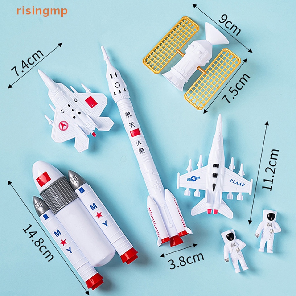 1 Bộ Đồ Chơi Mô Hình Tên Lửa Phi Hành Gia Vệ Tinh Không Gian