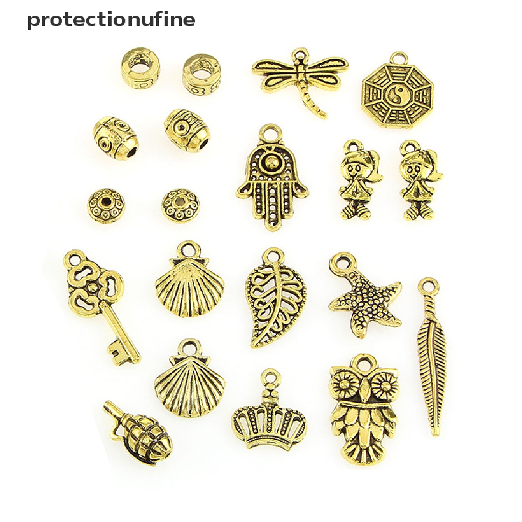Set 50 Mặt Vòng cổ / Vòng Tay / Trang Sức Bằng Kim Loại Hỗn Hợp DIY PR3VN