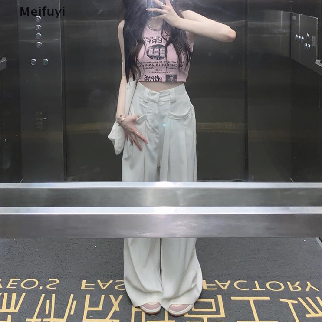 Quần Baggy Y2k Phối Túi Phong Cách Vintage Mỹ