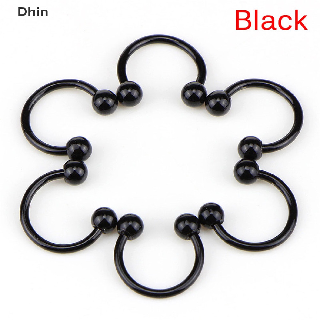 Set 10 Khuyên Mũi / Môi / Tai / Mũi Bằng Thép Không Gỉ