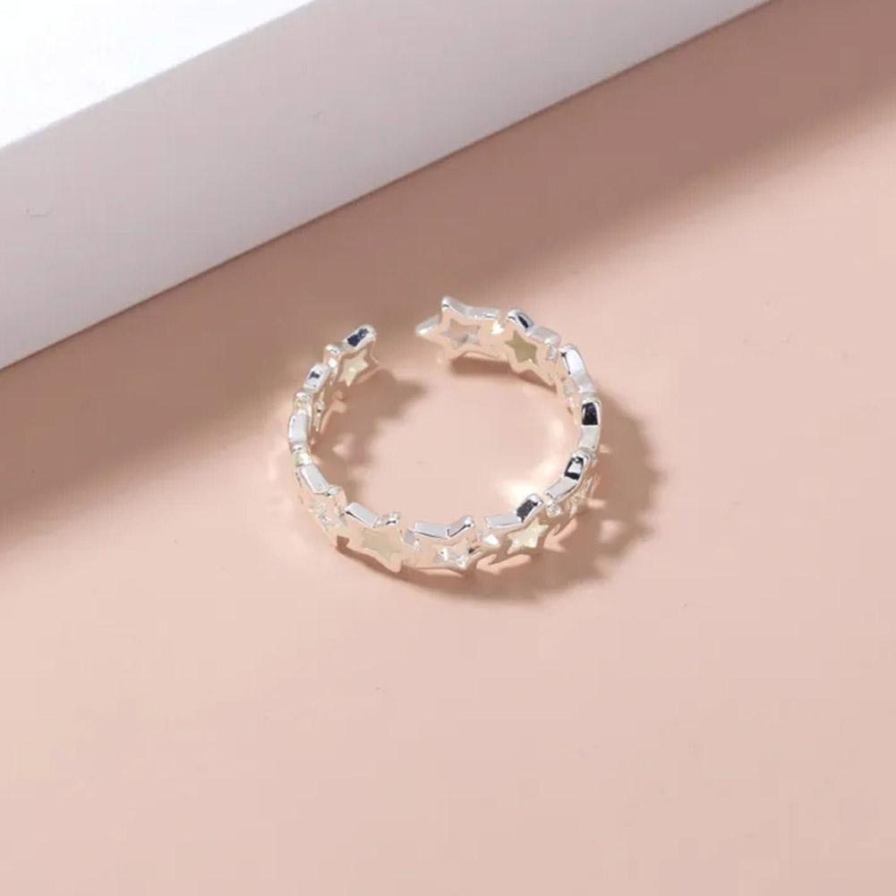 Nhẫn Hình Ngôi Sao Phát Sáng Thời Trang Dành Cho Nữ R8D2