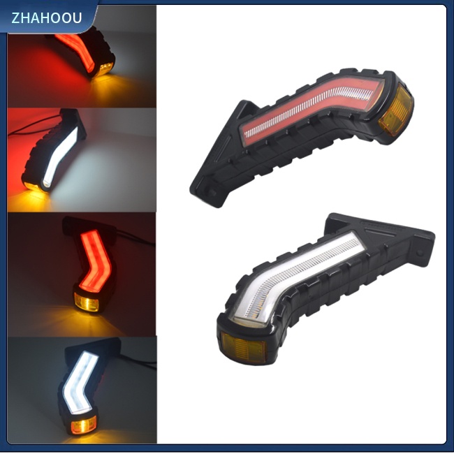 ☃Nhà Cửa☃ 1 Cặp Đèn Led Tín Hiệu 12v 24v 2000-4000k 3 Màu Sắc Chống Thấm Nước Dành Cho Xe Tải