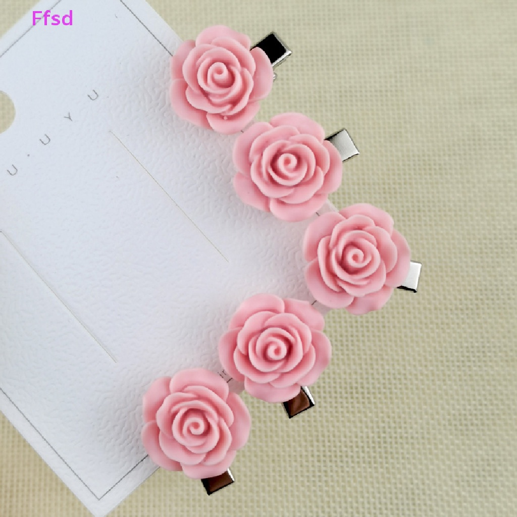 {Ffsd} Set 5 Kẹp Tóc Nơ Nhỏ Xinh Xắn Mới Cho Bé Gái * Bán Chạy