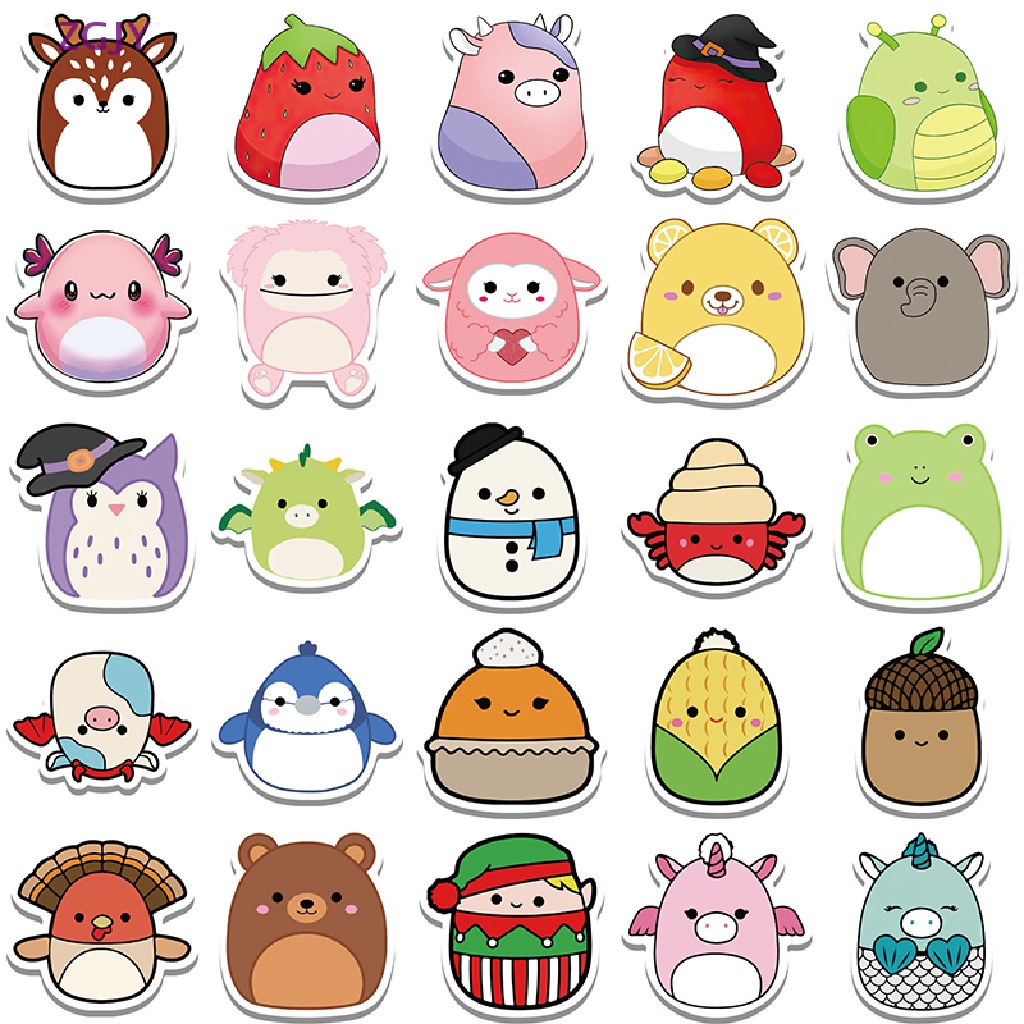 Bộ 50 Miếng Dán Họa Tiết Graffiti Chống Thấm Nước Trang Trí Laptop / Máy Tính / Vali Độc Đáo DIY Mới