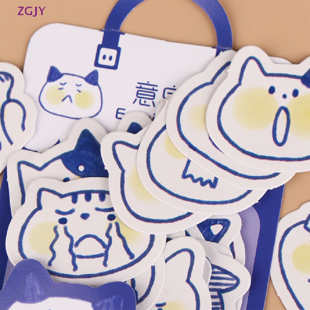 Set 40 Sticker Dán Trang Trí Nhật Ký Hình Động Vật Dễ Thương Mới