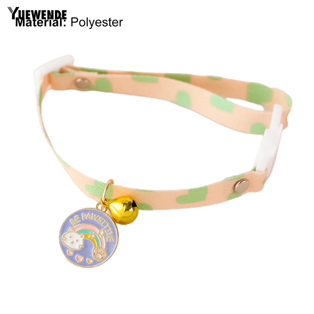 Ye.b Vòng Cổ Có Thể Điều Chỉnh Chống Mài Mòn Họa Tiết Hoa Đáng Yêu Cho Thú Cưng Nhỏ