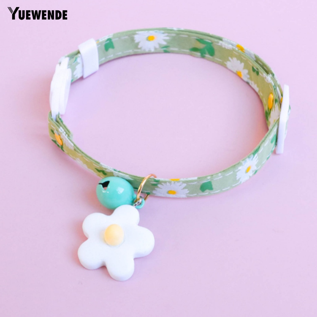 Ye.b Vòng Cổ Thủ Công Mịn Màng Có Chuông Sành Điệu Dành Cho Chó Mèo